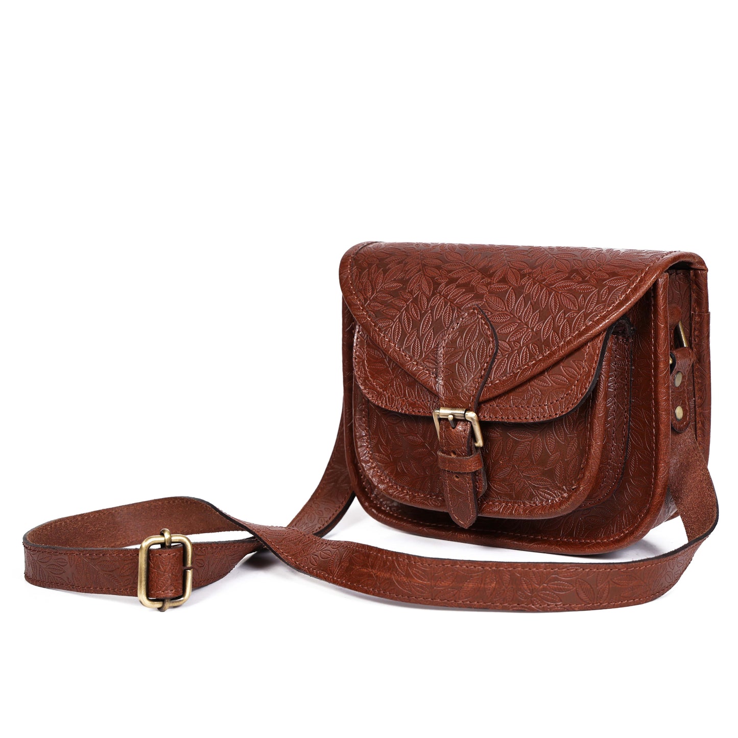 Anam Exim New Embossing Premium Leather Bag ARTICLE:-BG-1363