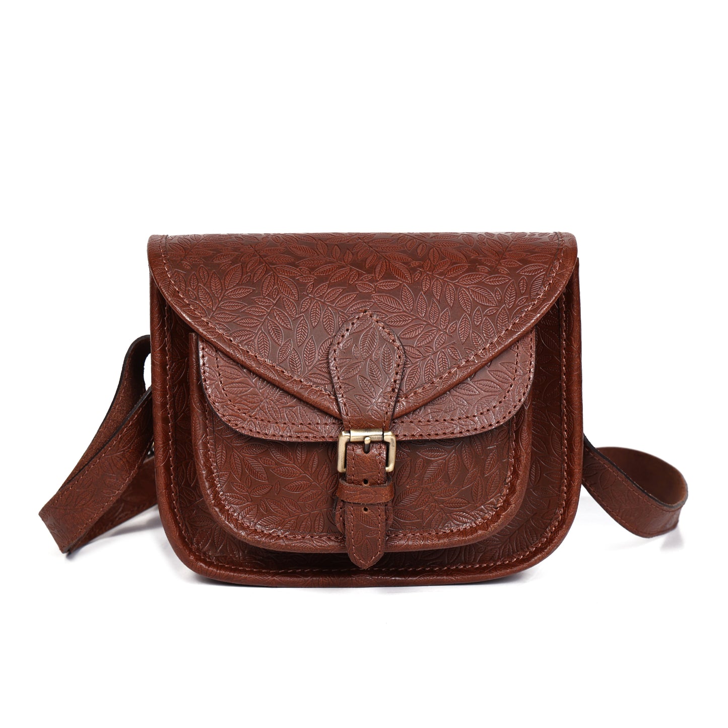 Anam Exim New Embossing Premium Leather Bag ARTICLE:-BG-1363