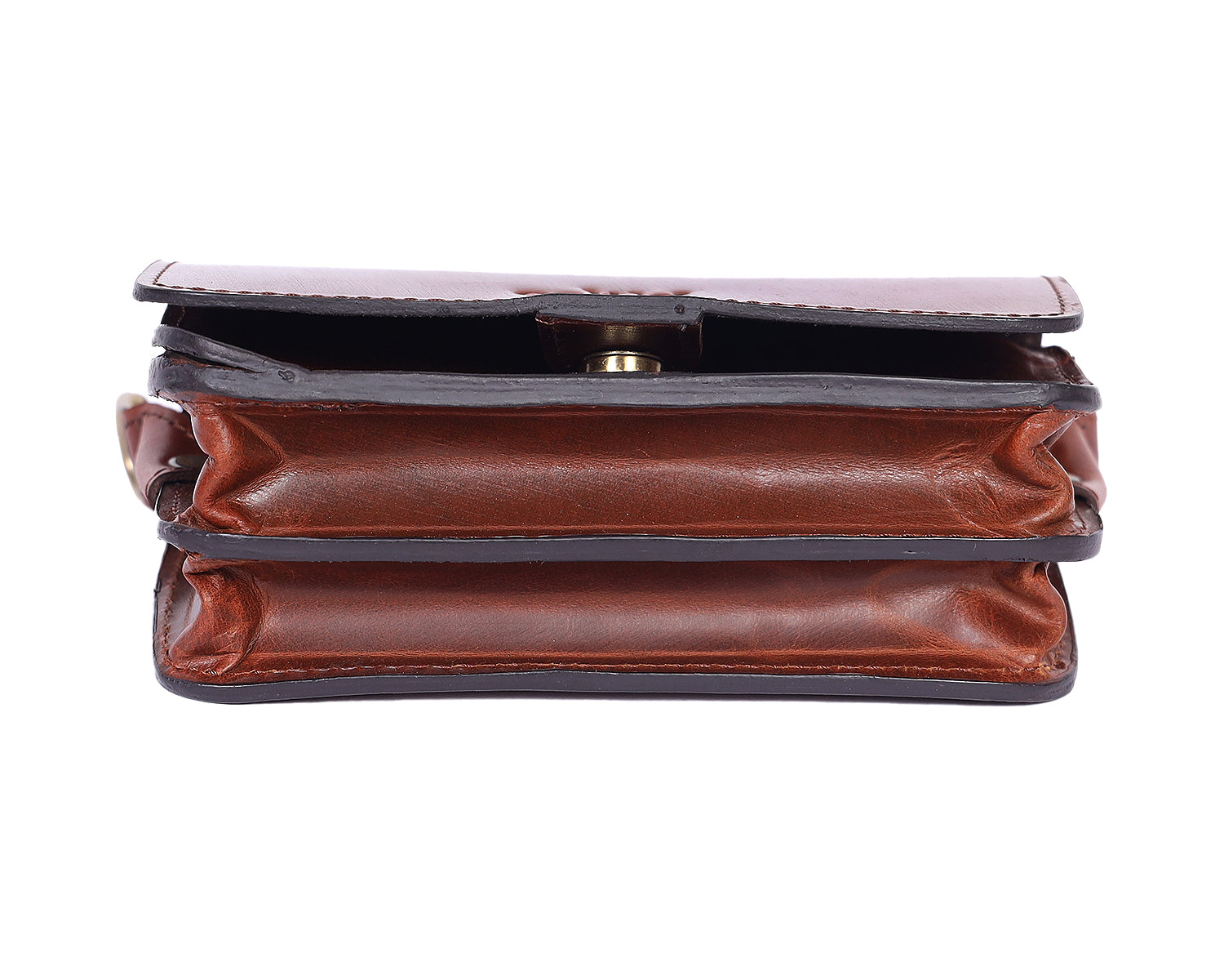 Elegance Redefined: Brown Leather Clutch - Your Timeless Fashion Accessory. - CELTICINDIA