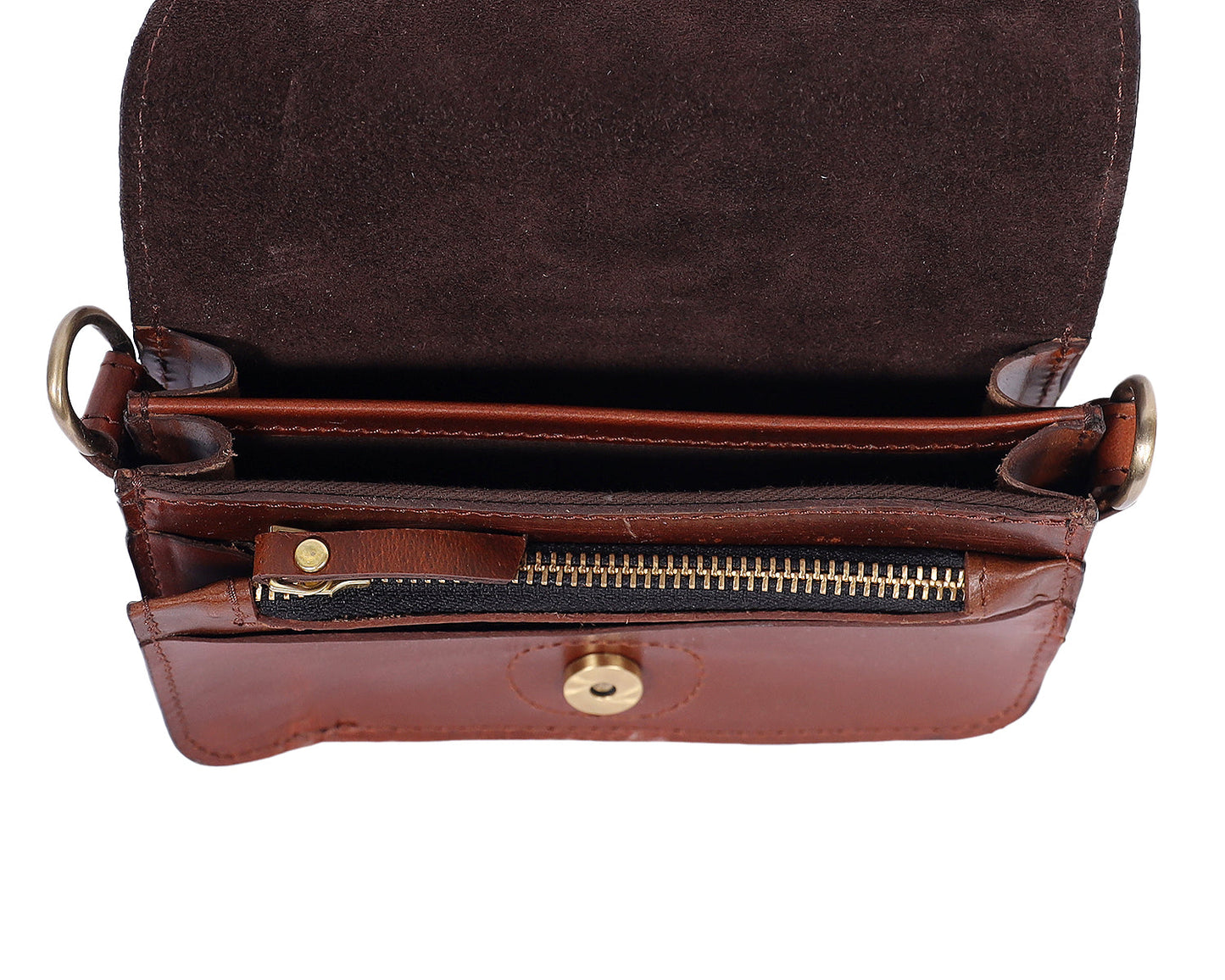 Elegance Redefined: Brown Leather Clutch - Your Timeless Fashion Accessory. - CELTICINDIA