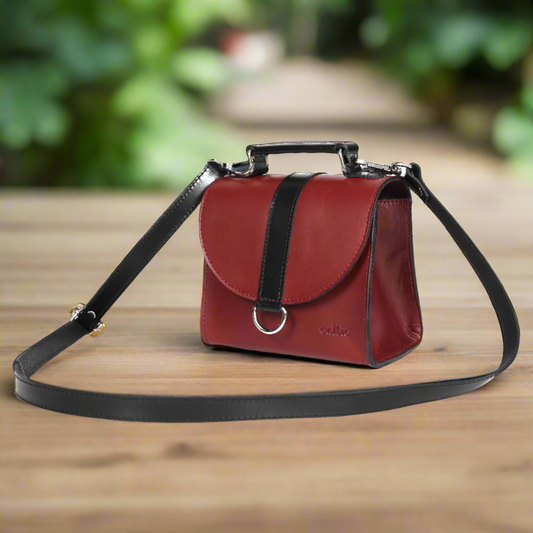 Premium Burgundy Leather Sling Bag for Stylish Everyday Use.   ART:-BG-1753