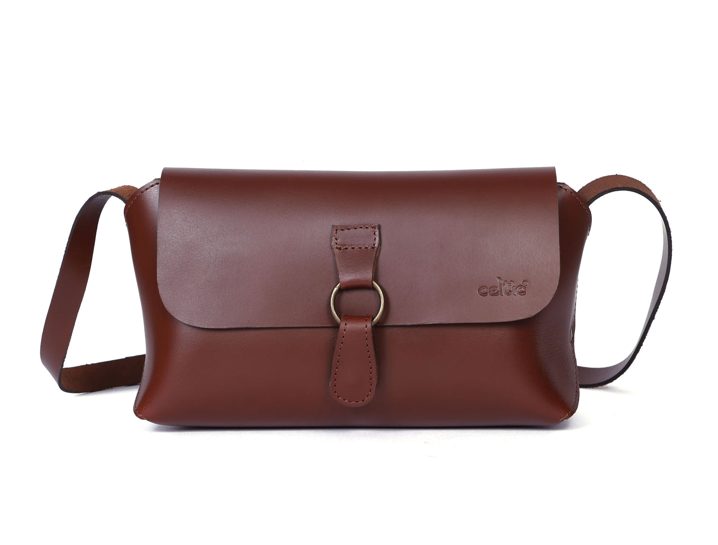 Celtic Stylish and Functional Brown Leather Cross Body Bag - Perfect for Everyday Use. - CELTICINDIA