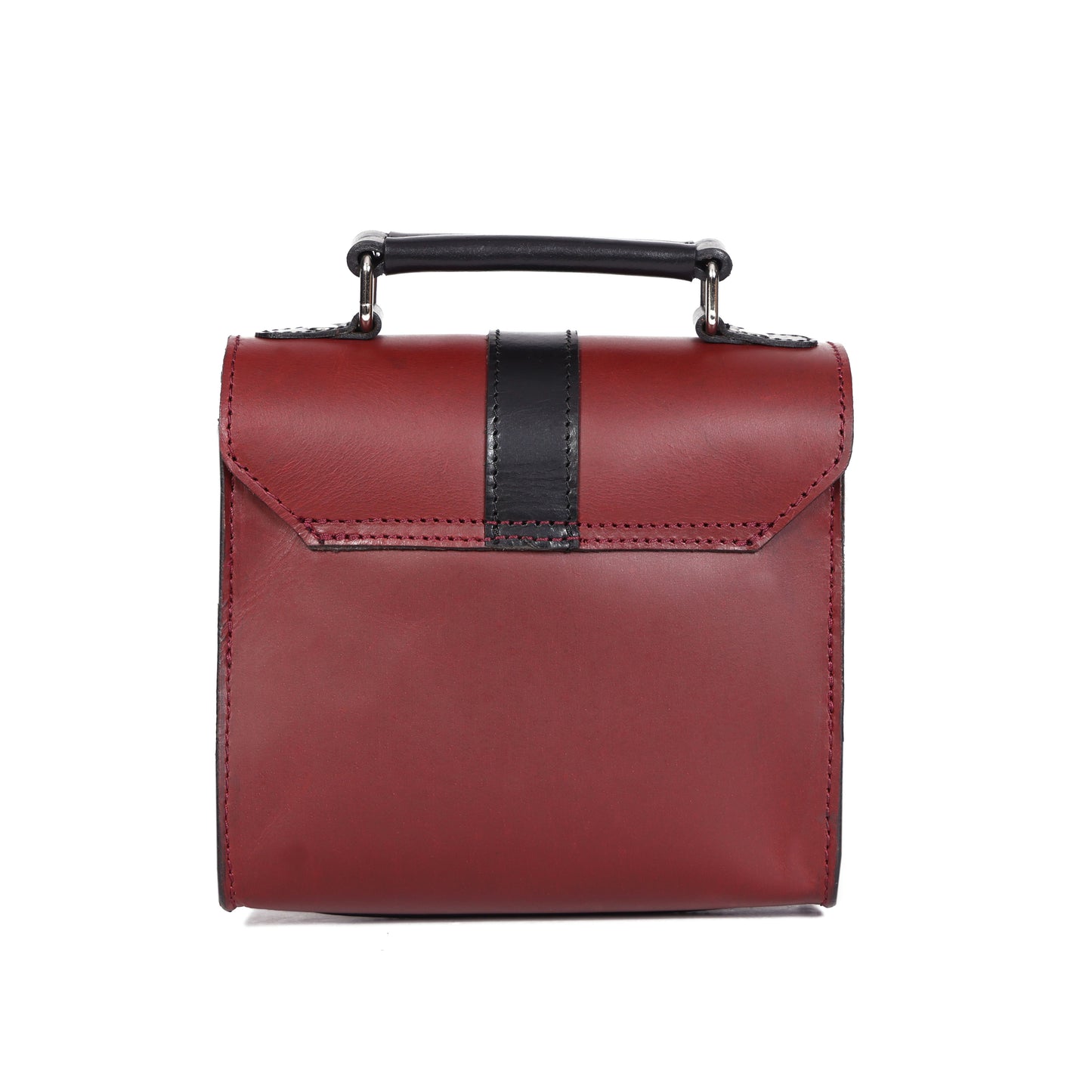 Premium Burgundy Leather Sling Bag for Stylish Everyday Use.   ART:-BG-1753