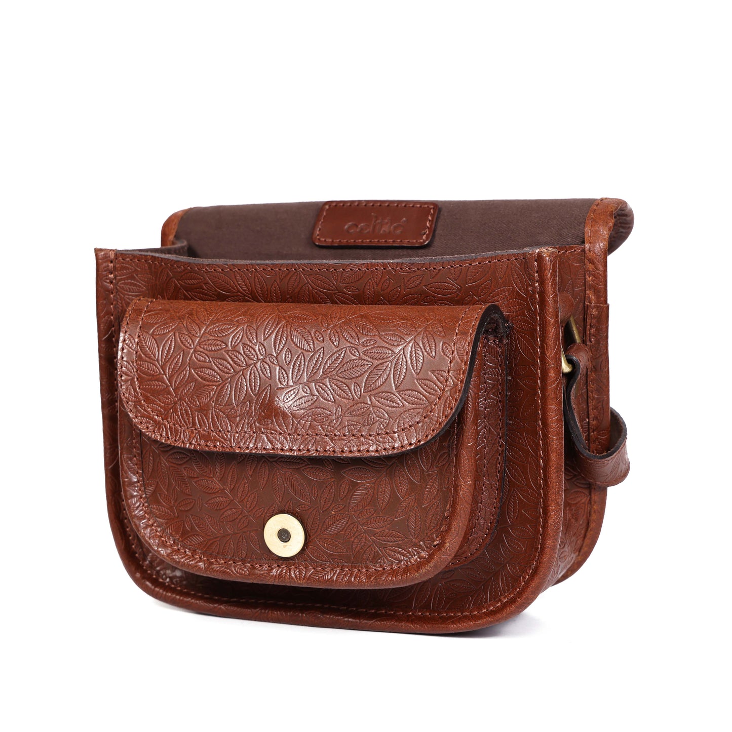 Anam Exim New Embossing Premium Leather Bag ARTICLE:-BG-1363