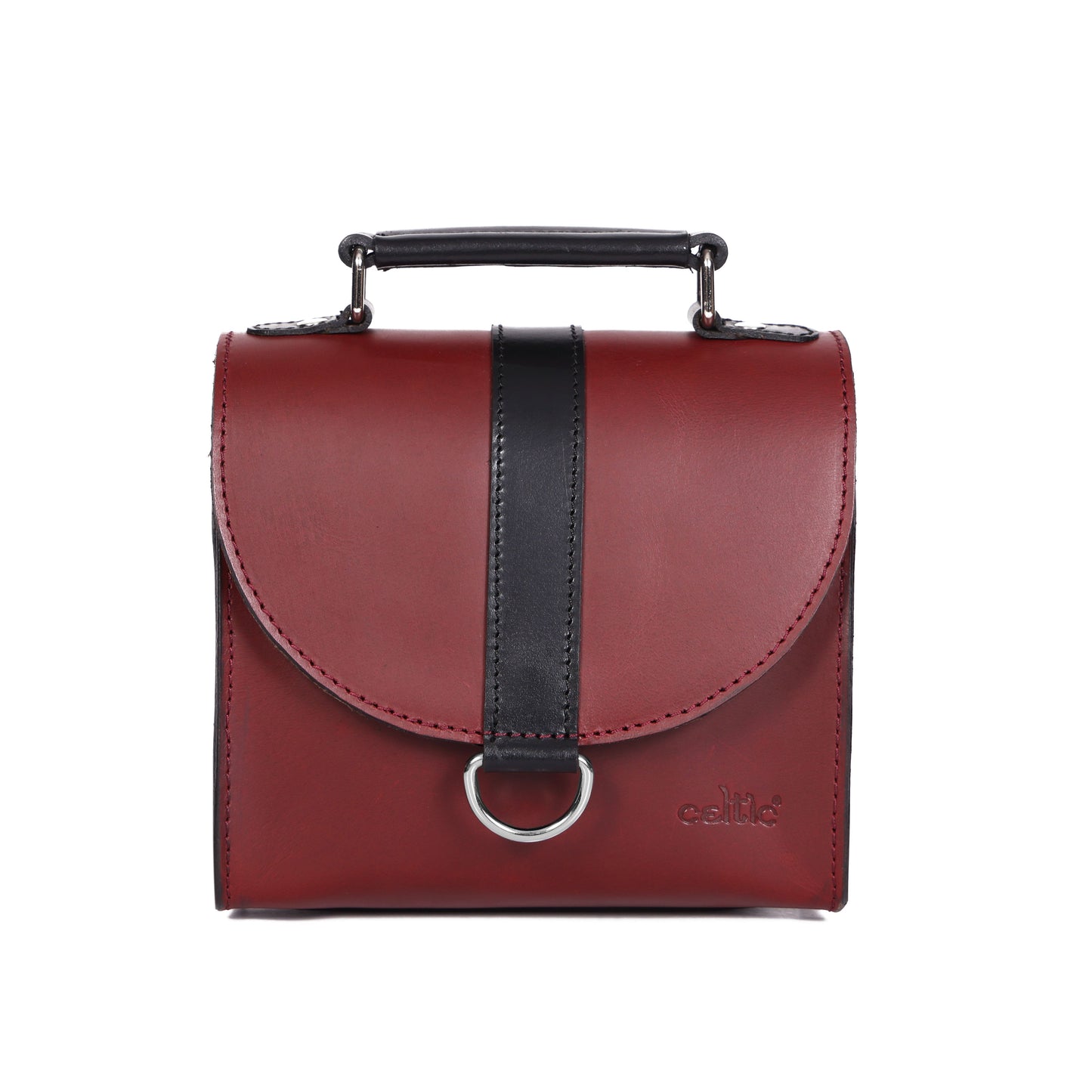 Premium Burgundy Leather Sling Bag for Stylish Everyday Use.   ART:-BG-1753