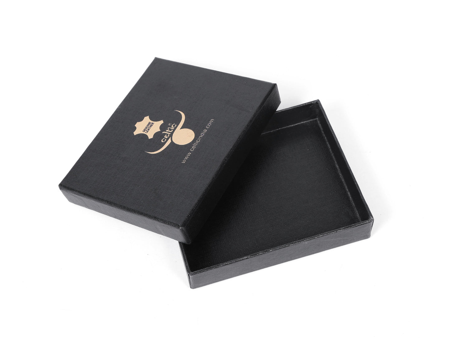 Premium Black Leather Wallet - CELTICINDIA