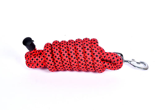 Handmade Red Lead Rope: Durable, Stylish, and Comfortable.(Art-LR-09)