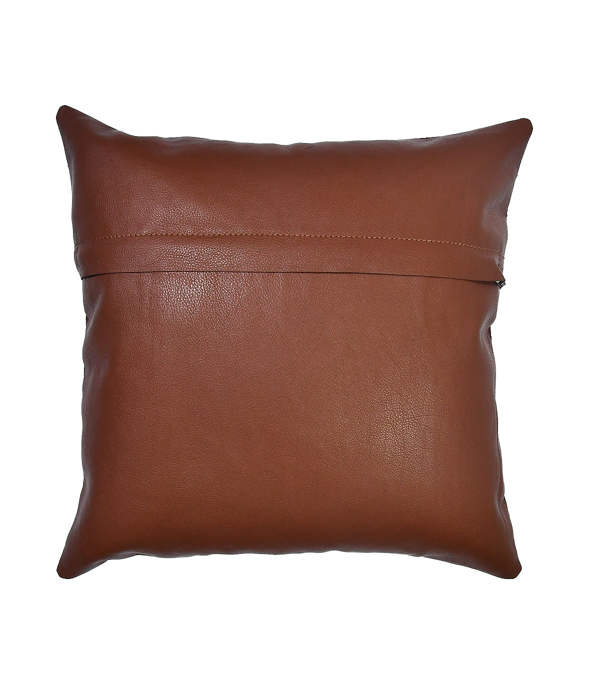 "Premium Leather Cushion Cover - Luxurious, Durable, and Stylish Home Decor".(Art-CC-03)