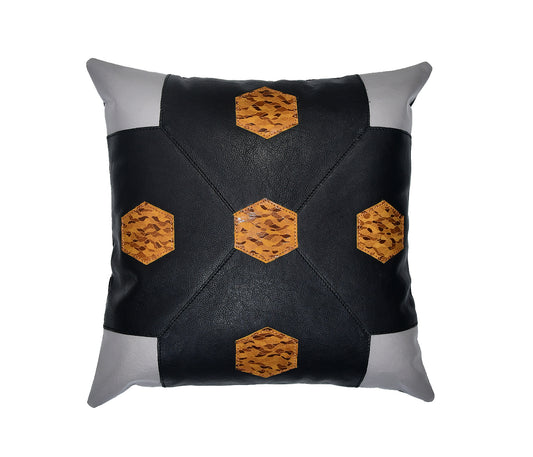 Premium Stylish Leather Cushion Cover - Luxurious Home Decor.(Art--CC-04)