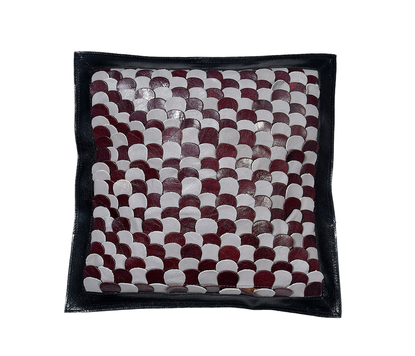 Premium Leather Cushion Cover - Luxurious, Durable, and Stylish Decor.(Art-CC-09)