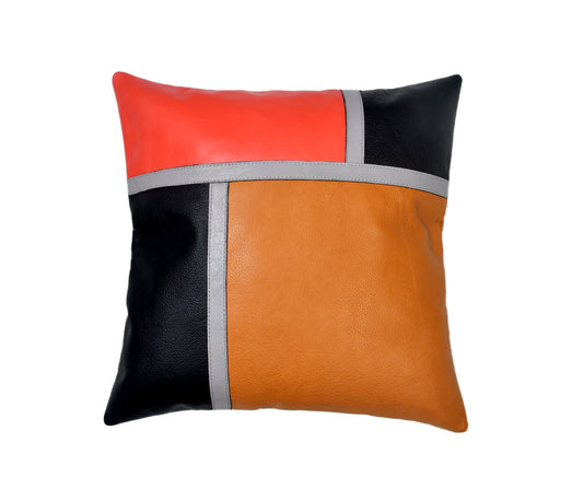 Premium Quality Leather Cushion Cover - Luxurious, Durable, and Stylish.(Art-CC-12)