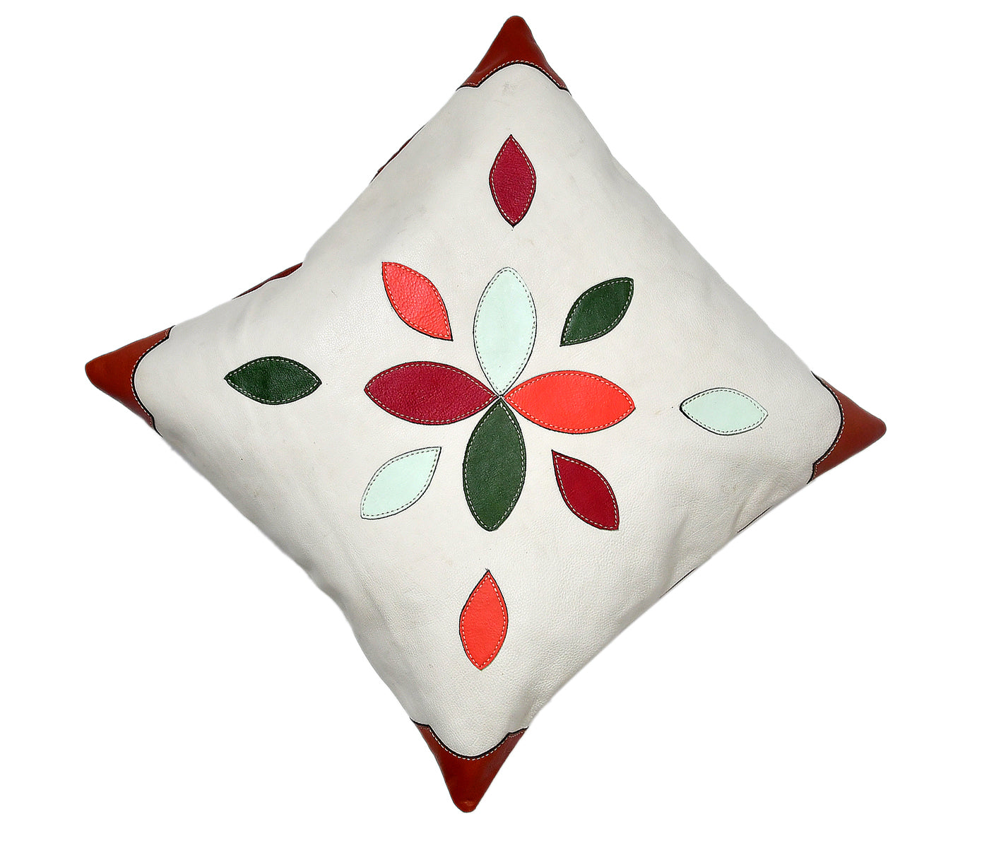 Premium Quality Leather Cushion Cover - Elegant & Durable Home Décor.(Art-CC-14)