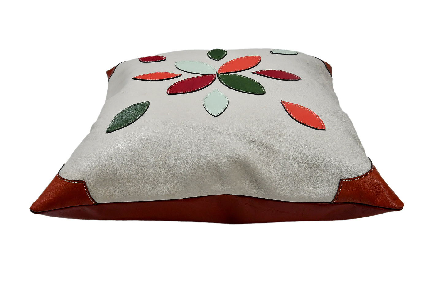 Premium Quality Leather Cushion Cover - Elegant & Durable Home Décor.(Art-CC-14)