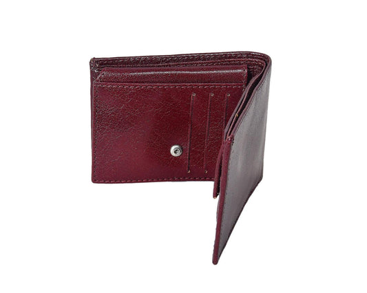 Celtic Burgundy Color Pure Leather Wallet For Men - CELTICINDIA