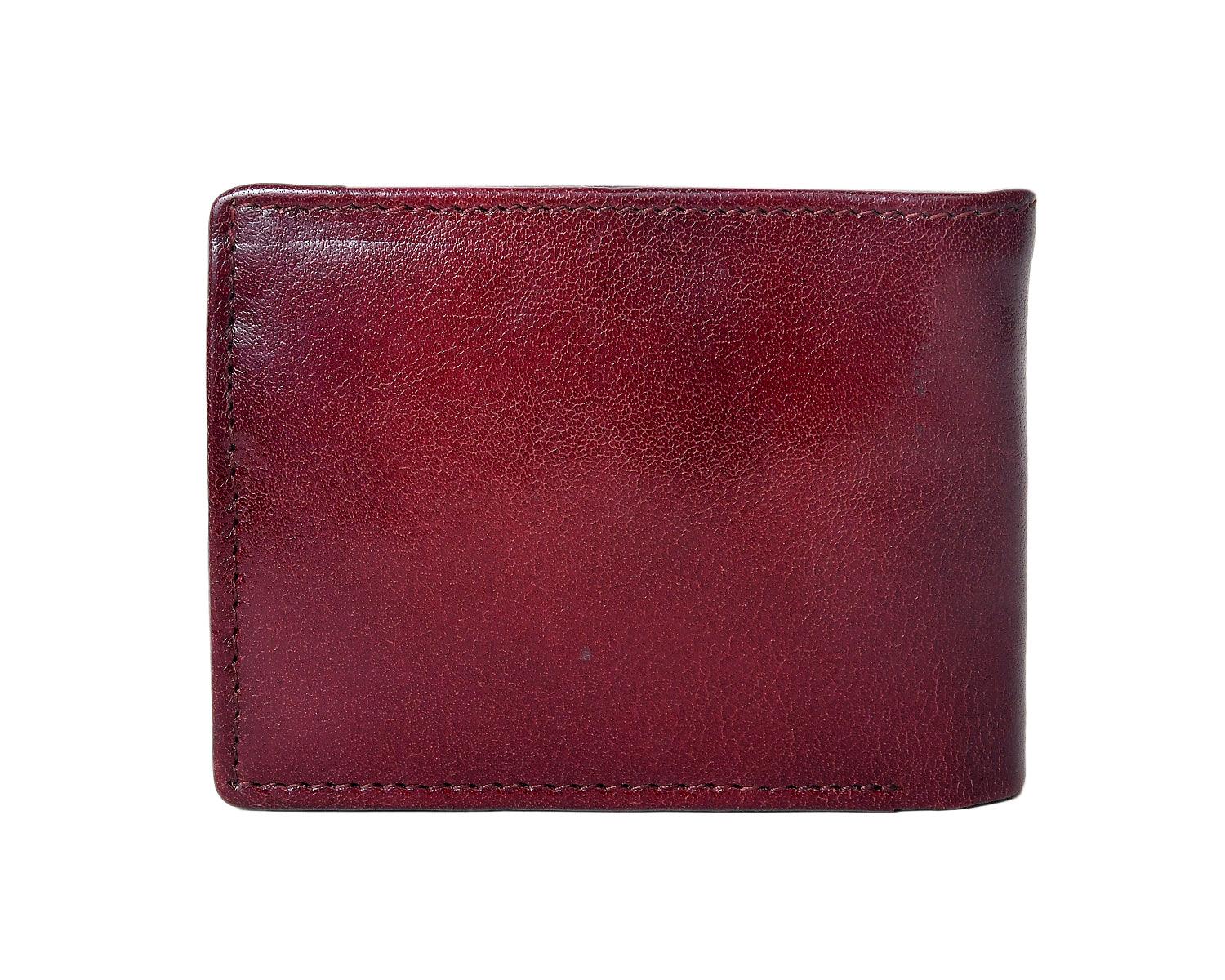 Celtic Burgundy Color Pure Leather Wallet For Men - CELTICINDIA