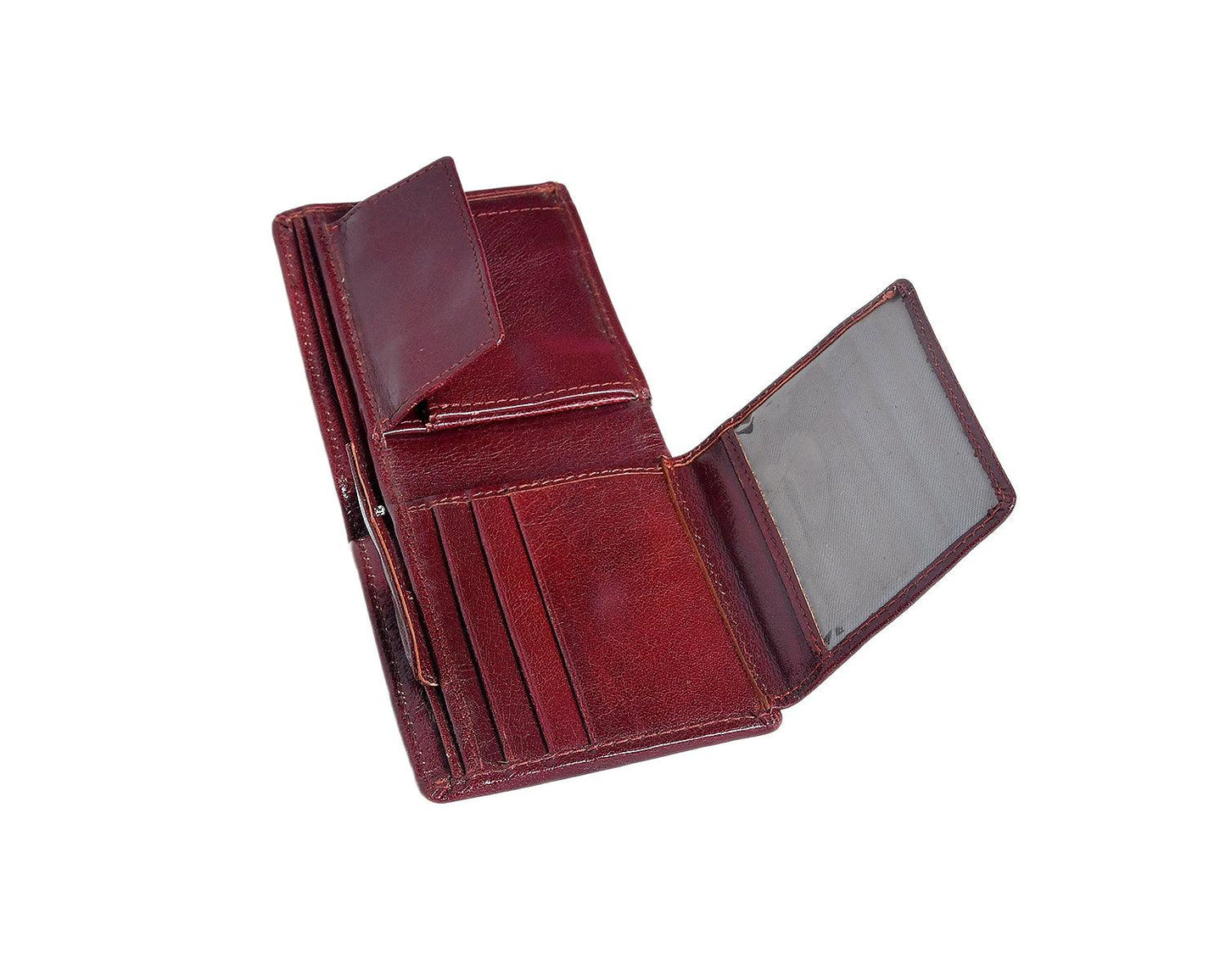 Celtic Burgundy Color Pure Leather Wallet For Men - CELTICINDIA