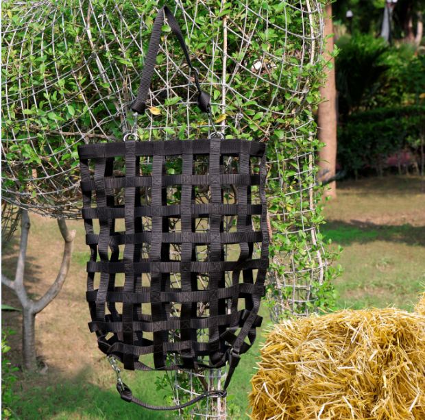 "Premium Designer Slow Feeder Hay Net Bag - Durable & Eco-Friendly Horse Feeder" (Art-HB-16)