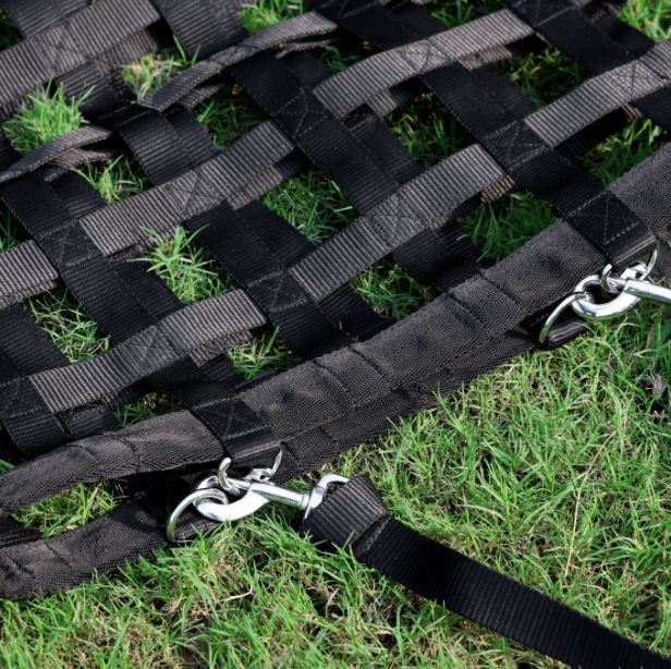 "Premium Designer Slow Feeder Hay Net Bag - Durable & Eco-Friendly Horse Feeder" (Art-HB-16)