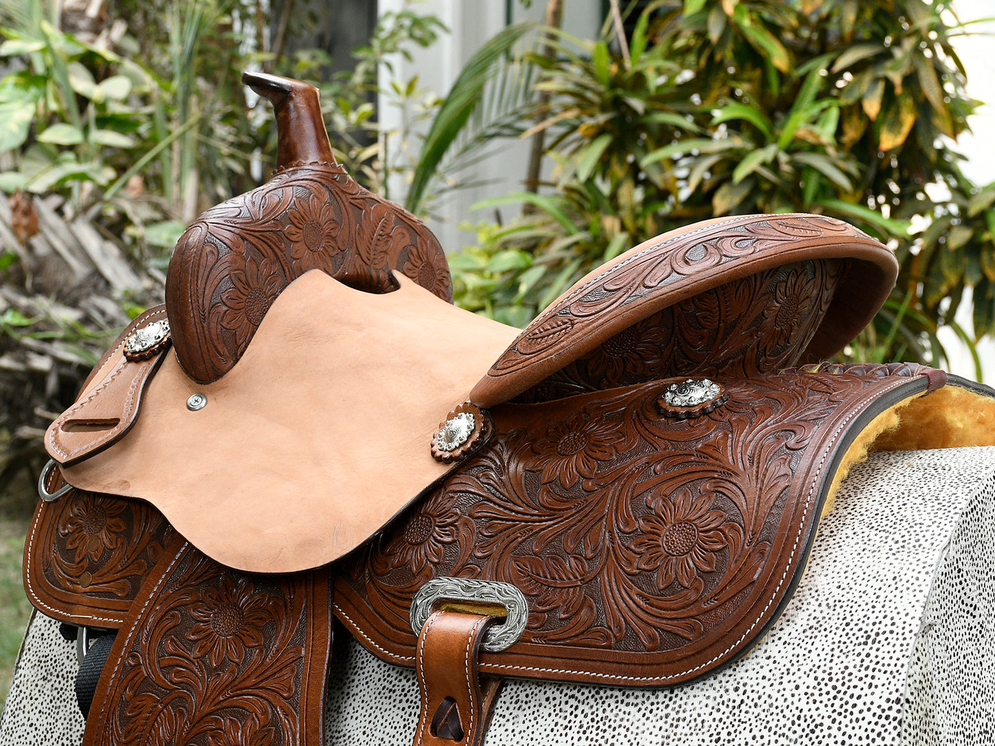 Premium Leather Harness Saddle – Durable, Comfortable, and Secure for All Riders. ( Art-WSD-03)