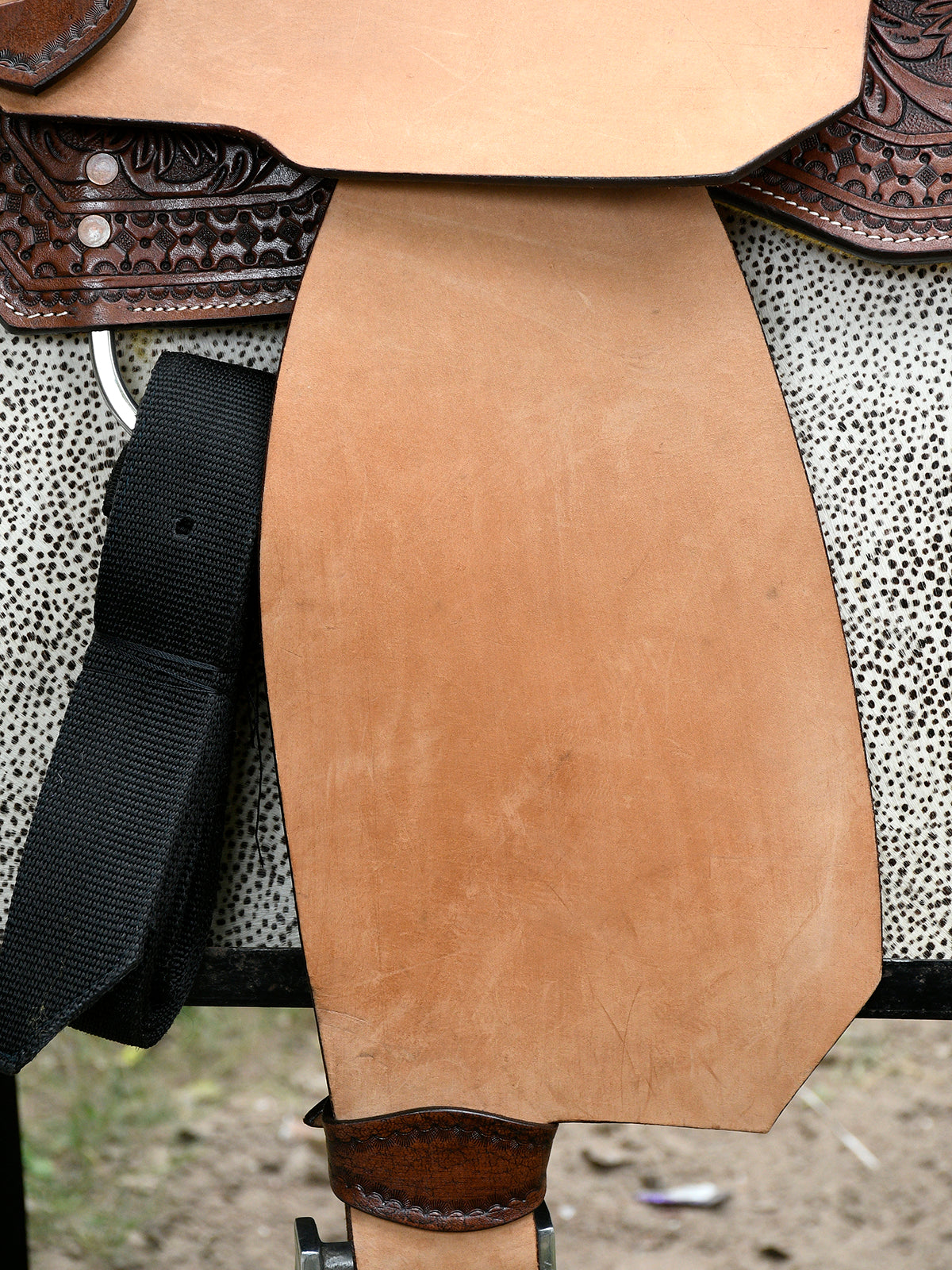 Premium Handmade Natural Harness Leather Western Saddle – Durable, Stylish, and Comfortable.(Art-WSD-05)