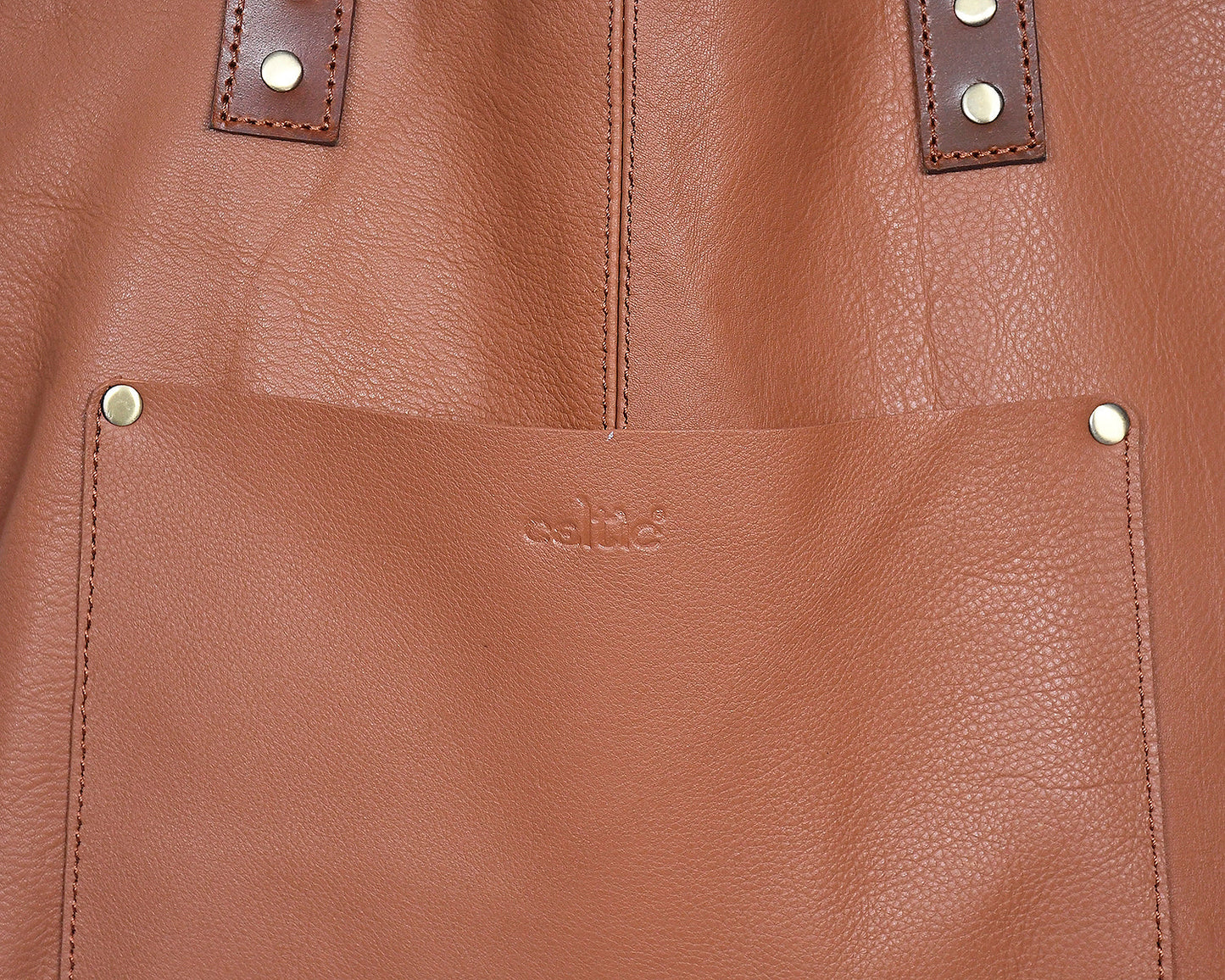 Timeless Elegance: Tan Leather Tote Bag. - CELTICINDIA