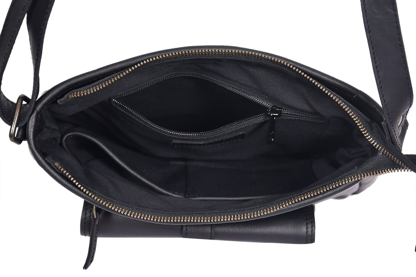 Elegance Redefined: Black Leather Sling Bag - Your Perfect Fashion Companion. - CELTICINDIA