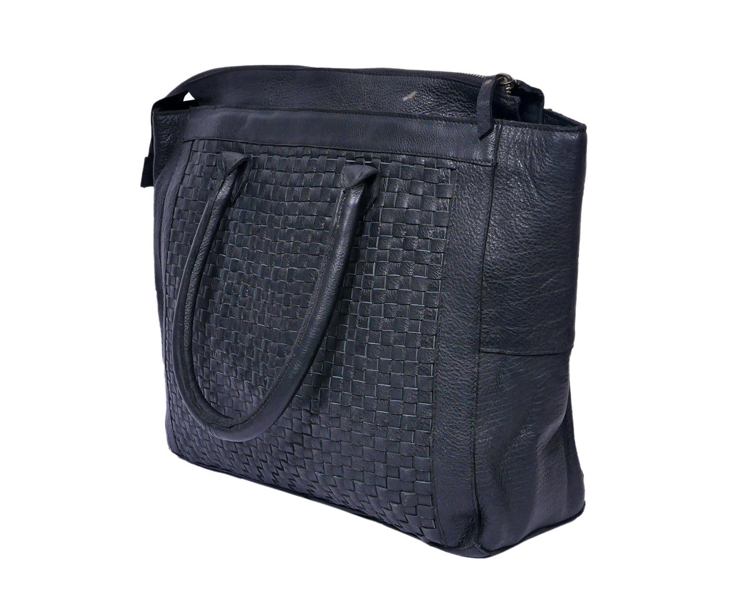 Luxury Noir: Black Leather Shoulder Bag. - CELTICINDIA