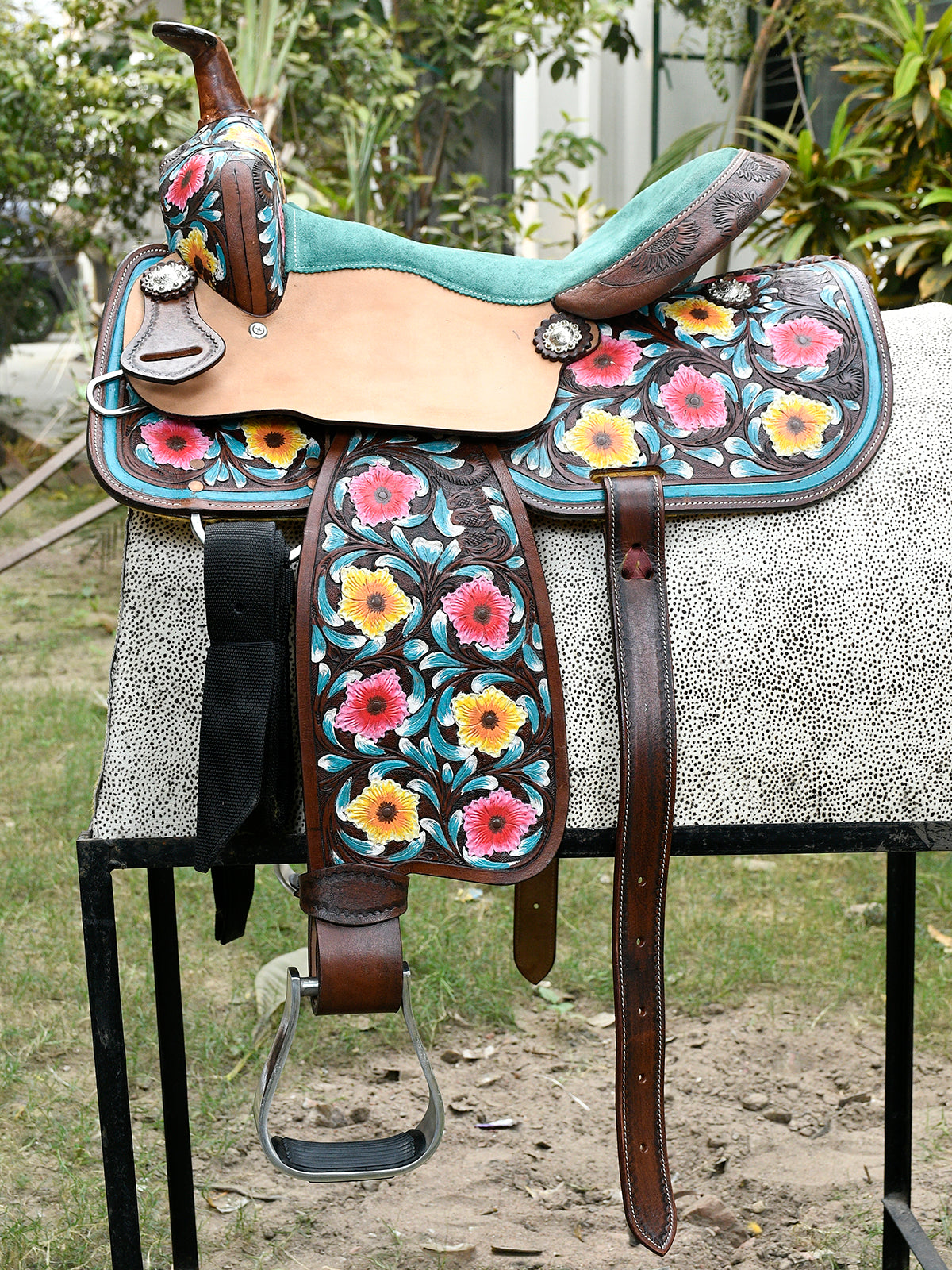 Anam Exim New Best Designer and Premium Leather Saddle For Horse Riders.(Art-WSD-06)