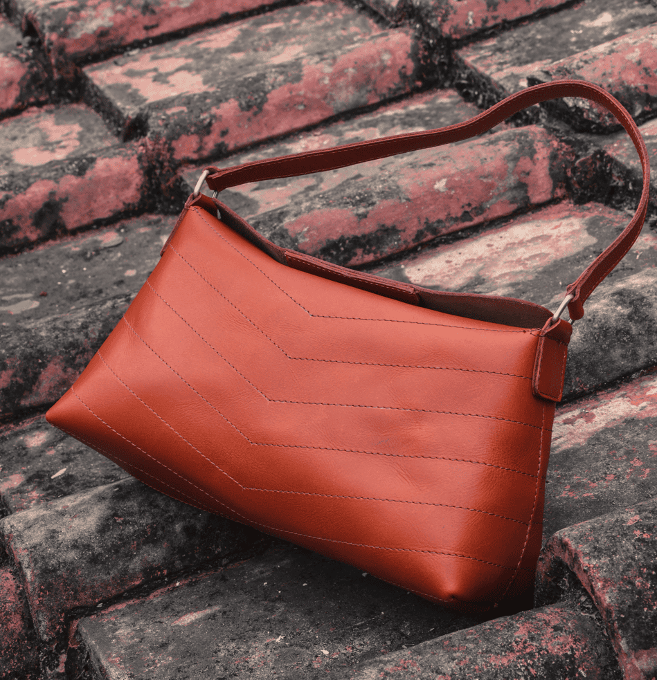 Exquisite Tan Leather Small Sling Bag - CELTICINDIA