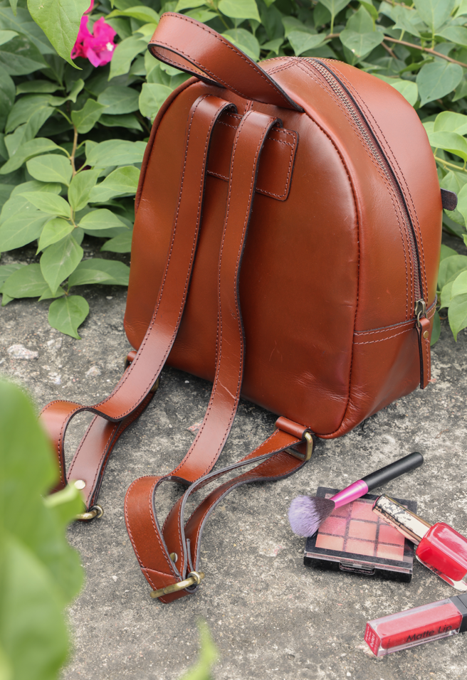 Stylish Small Leather Backpack: Durable & Chic Carryall - CELTICINDIA