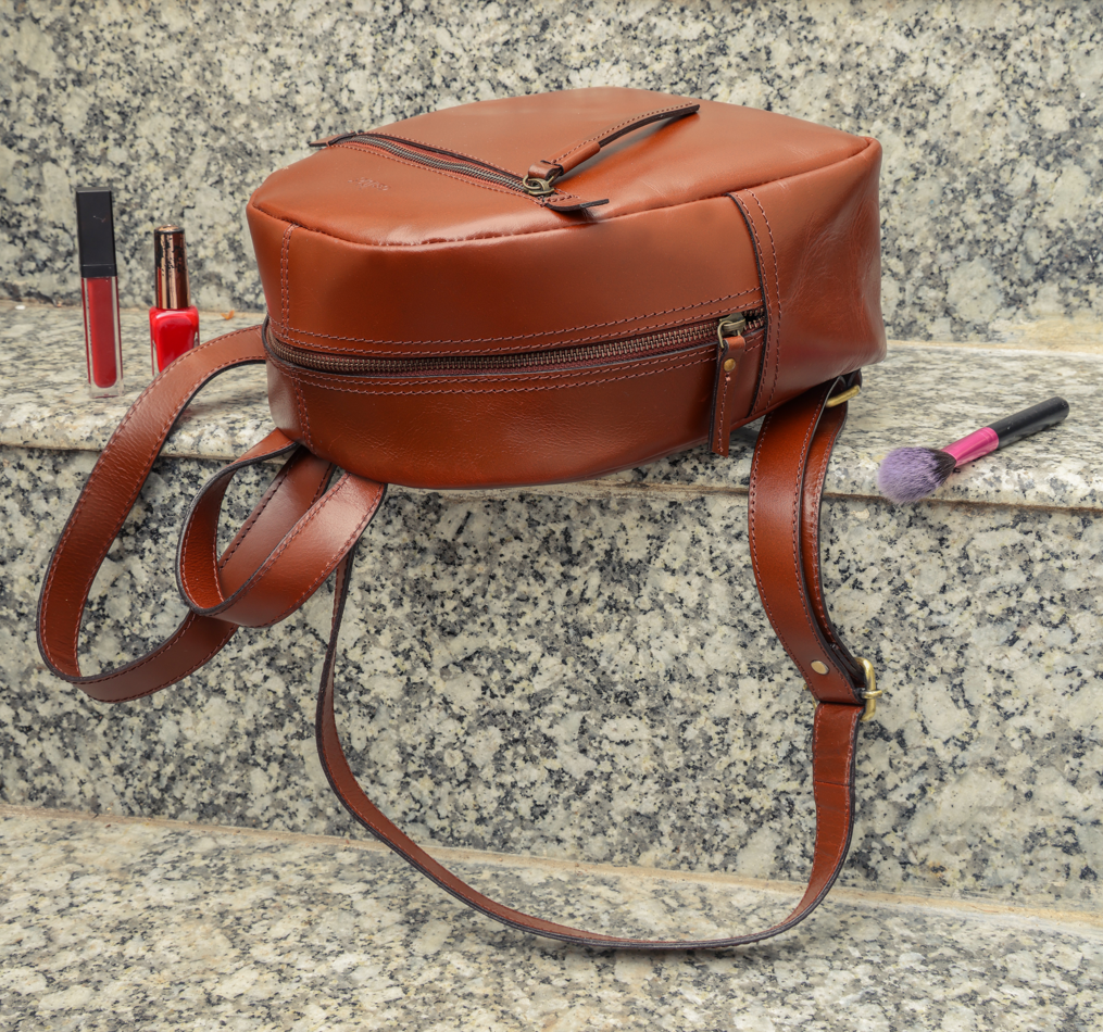 Stylish Small Leather Backpack: Durable & Chic Carryall - CELTICINDIA