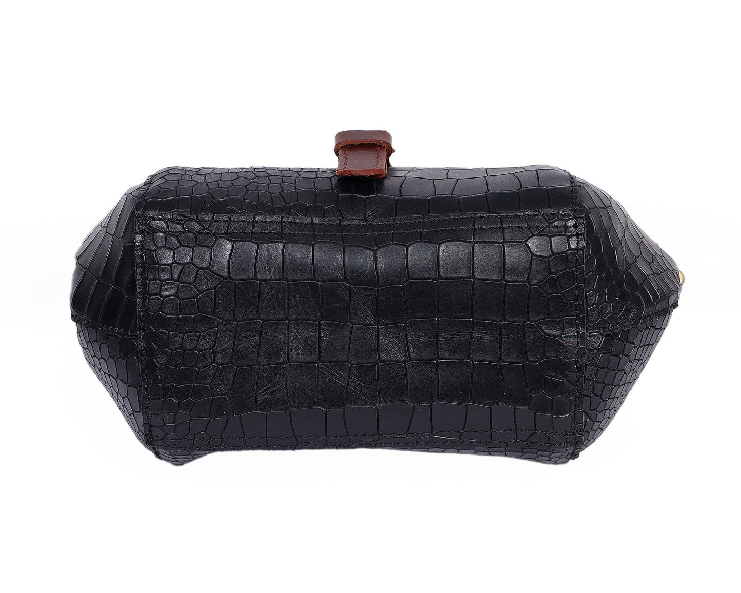 Elevate Your Style with Our Black Croro Leather Sling Bag. - CELTICINDIA
