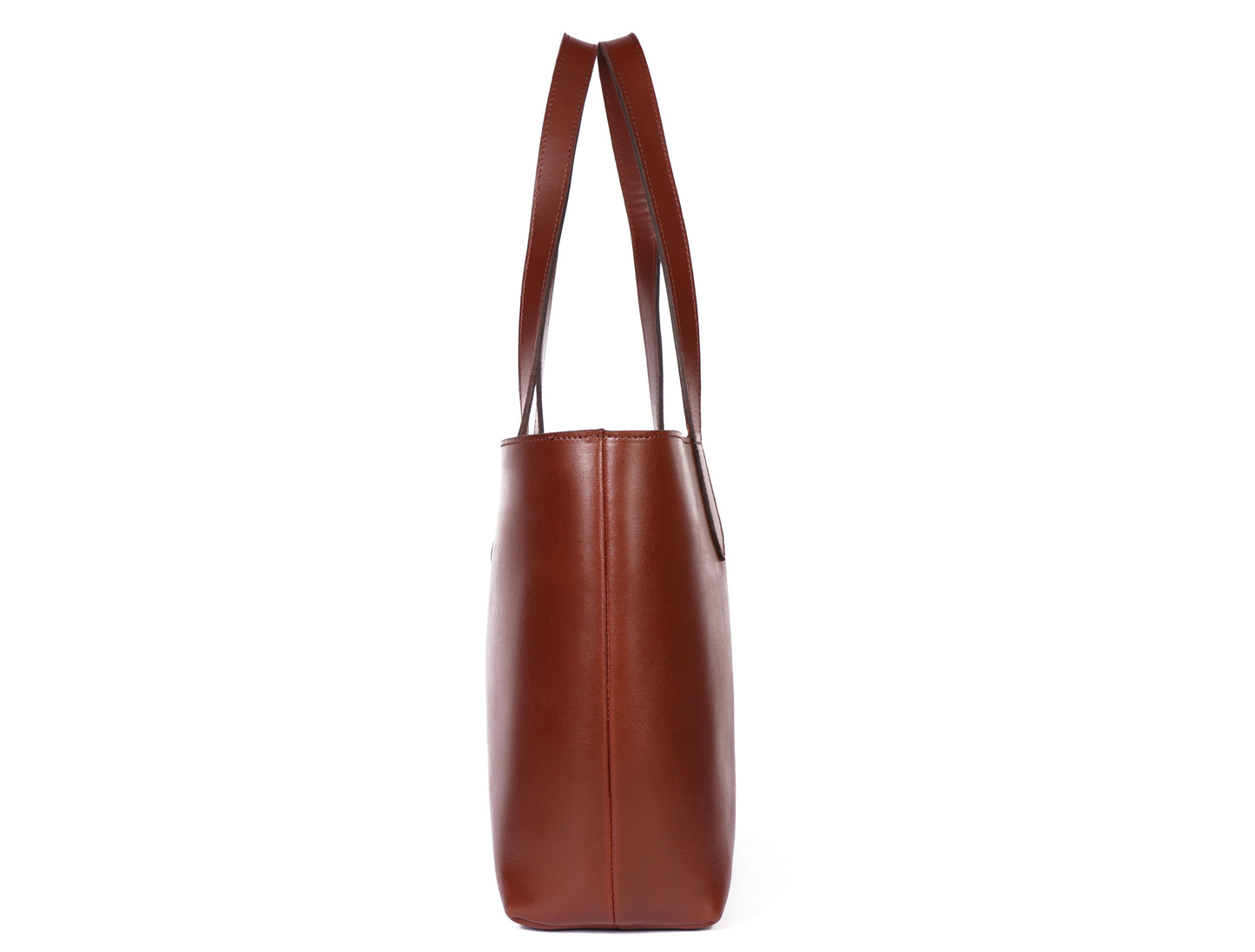 Classic Brown Leather Tote Bag - Elegance Meets Functionality. - CELTICINDIA