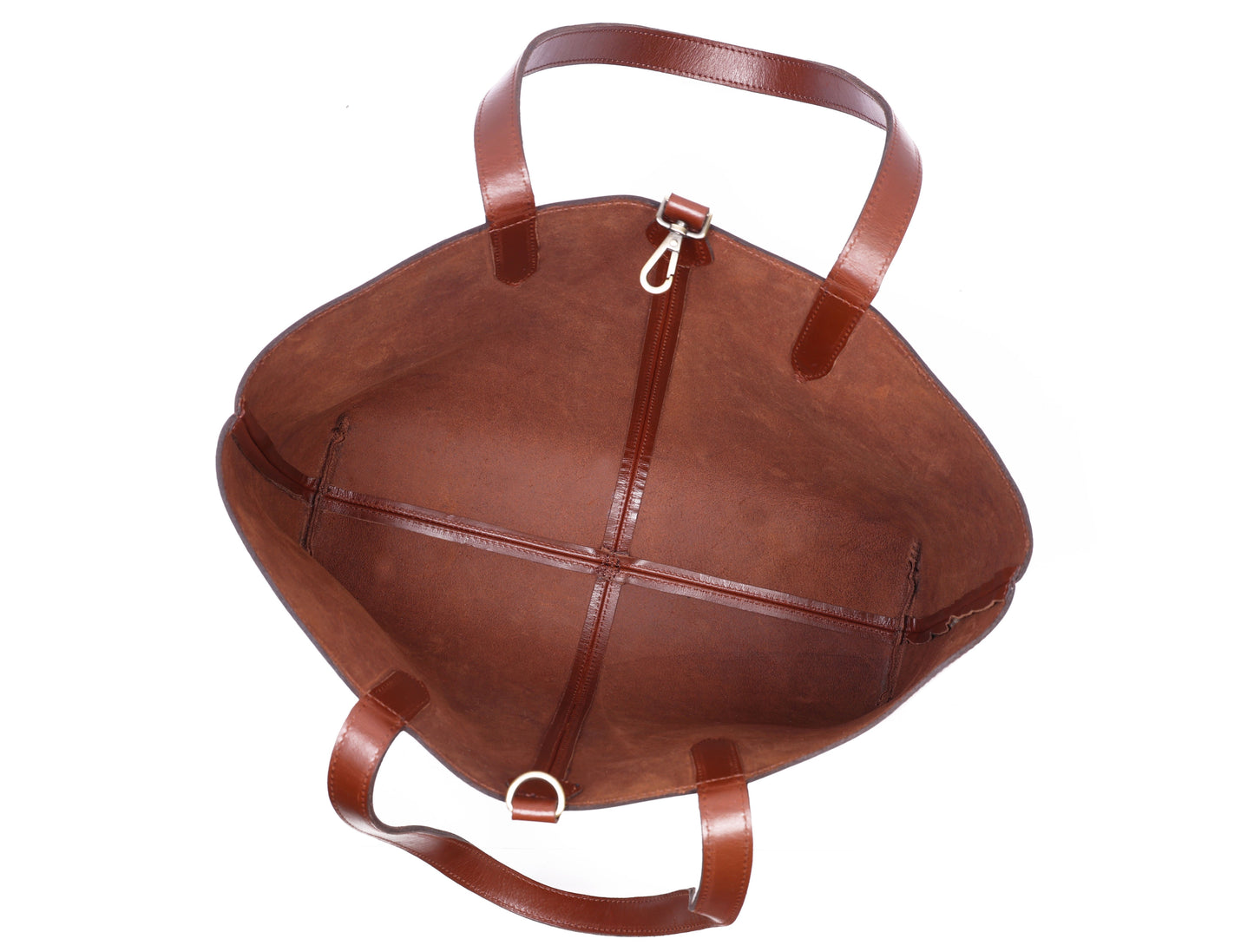 Classic Brown Leather Tote Bag - Elegance Meets Functionality. - CELTICINDIA